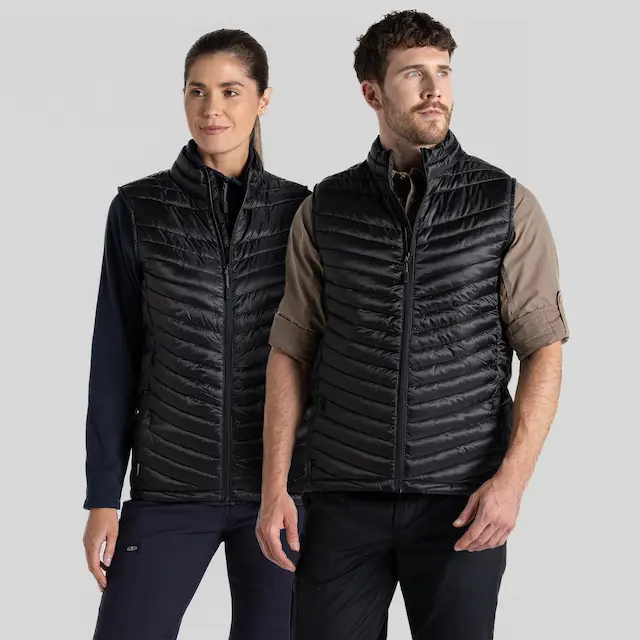young man wearing branded puffer coat